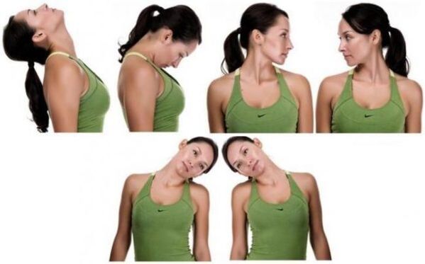 Exercice pour le cou dans le traitement de l'ostocondose cervicale